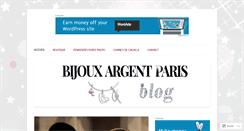Desktop Screenshot of bijouxargentparis.com